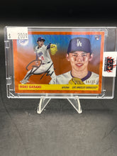 Load image into Gallery viewer, Roki Sasaki 2025 Topps Chrome Platinum Anniversary #239 Orange Wave /25
