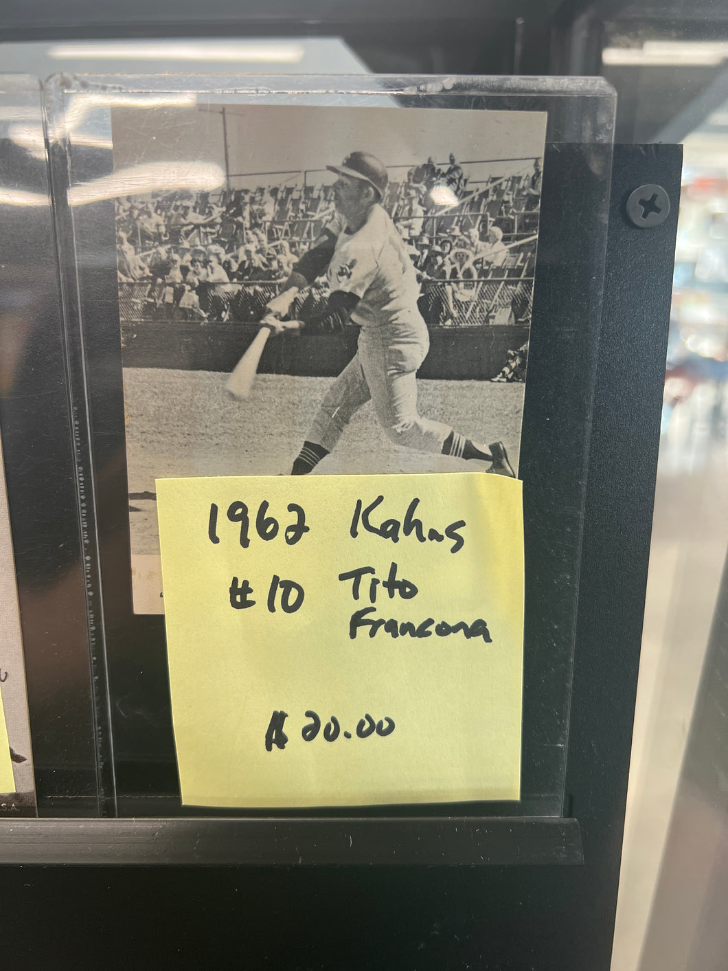 1962 Kahn’s Weiners #10Tito Francona