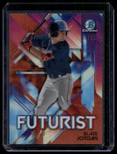 Load image into Gallery viewer, 2021 Bowman #FUT-CA CJ Abrams Chrome Futurist Orange Refractor #/25
