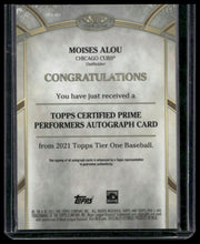 Load image into Gallery viewer, Moises Alou 2021 Topps Tier One - Prime Performers Autographs #/300
