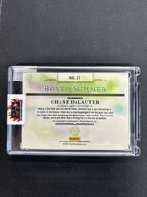 Load image into Gallery viewer, Chase Delauter 2025 Panini Boys of Summer Acetate Auto /199 #27
