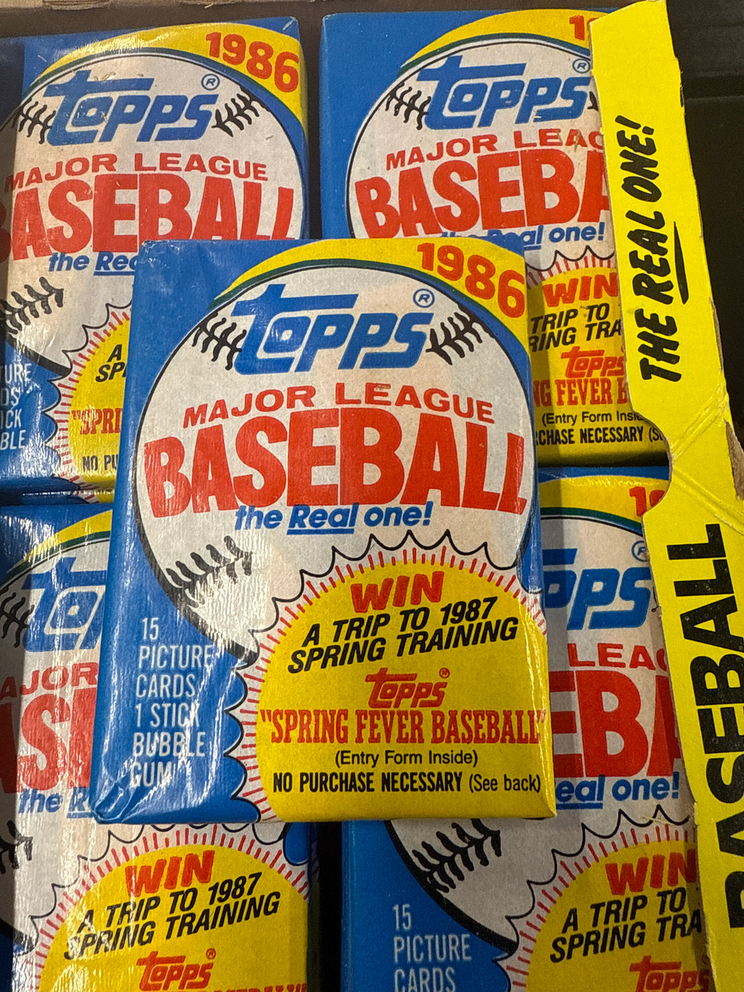 1986 Topps Baseball Hobby Pack