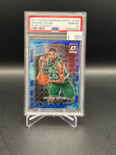 Load image into Gallery viewer, Jayson Tatum 2017 Panini Donruss Optic Blue Velocity Rated Rookie #198 PSA 10
