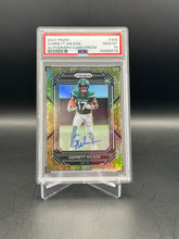 Load image into Gallery viewer, Garrett Wilson 2022 Panini Prizm Autograph Camo Prizm /25 #309 PSA 10
