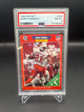 Load image into Gallery viewer, Barry Sanders 1989 Pro Set #494 RC PSA 8 NM-MINT

