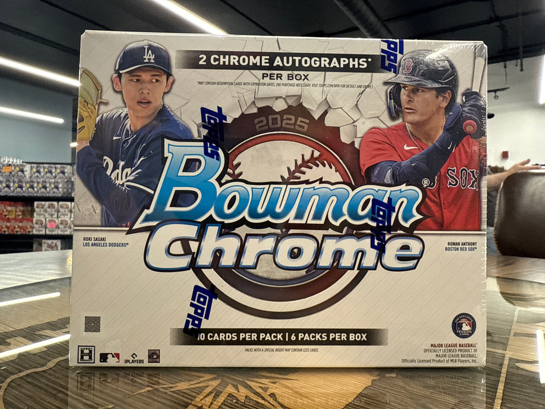 2025 Bowman Chrome Baseball Hobby Box
