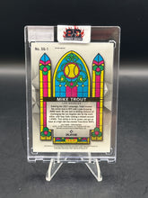 Load image into Gallery viewer, Mike Trout 2021 Panini Prizm Stained Glass Green Wave #SG-1
