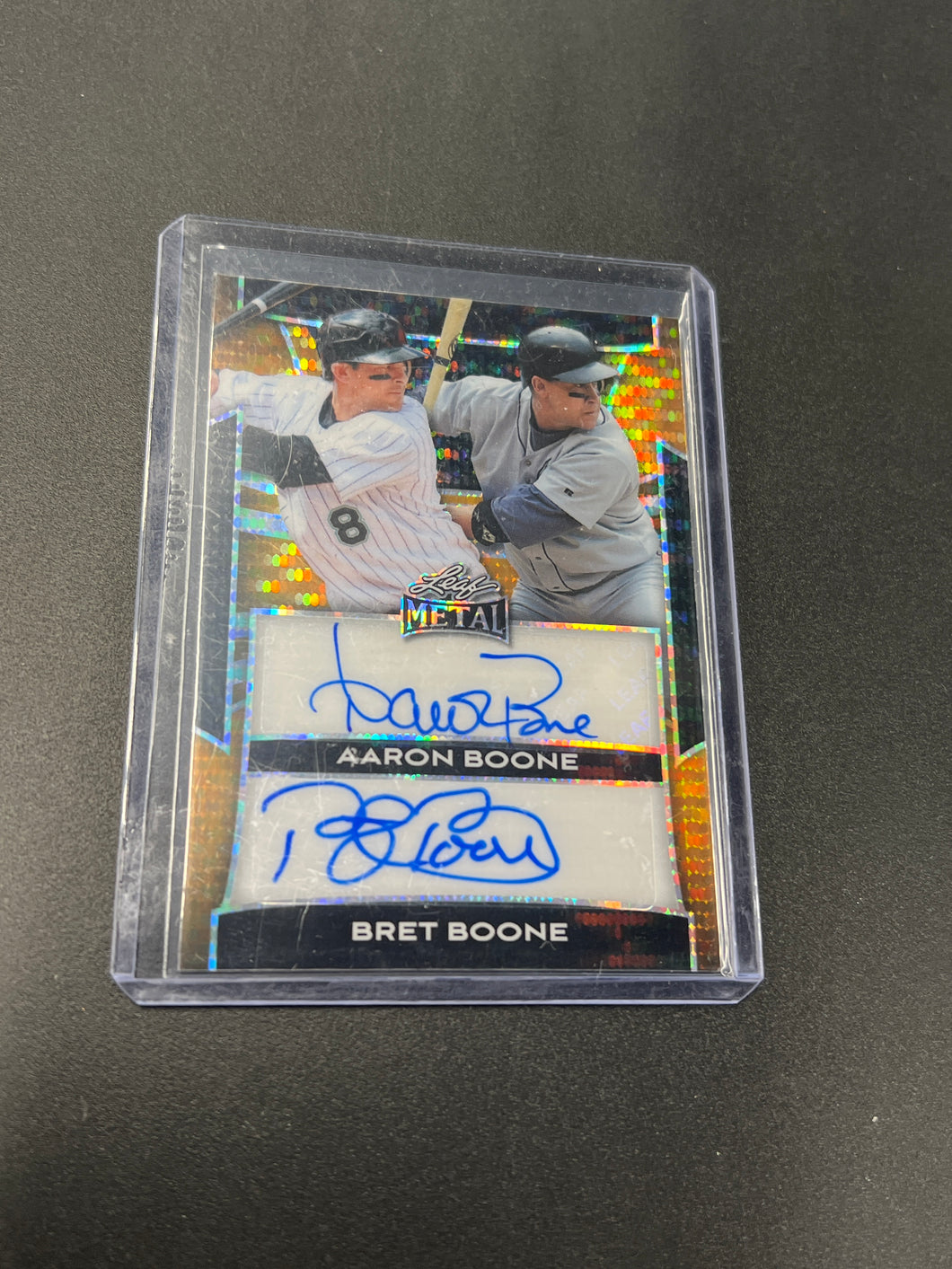 2025 Leaf Metal AARON BOONE / BRET BOONE Dual Fire 1/1 Auto One Of One