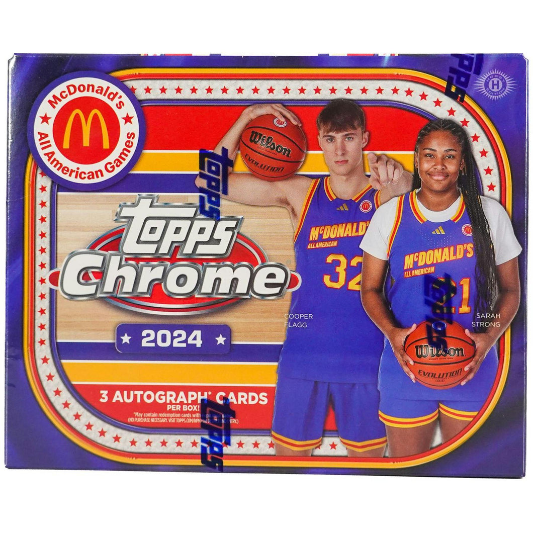2024 Topps Chrome McDonald's All American Basketball Hobby Box