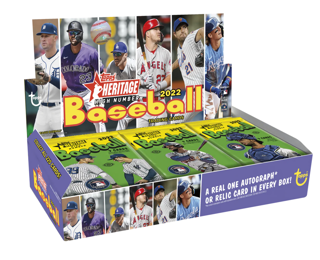 2022 Topps Heritage High Number Baseball Hobby Box