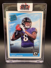 Load image into Gallery viewer, Lamar Jackson 2018 Donruss Optic #167 Rookie
