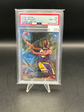 Load image into Gallery viewer, Kobe Bryant 1996 Fleer Metal Cyber-Metal #5 PSA 8
