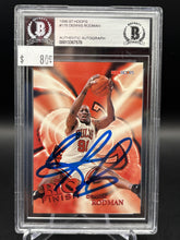 Load image into Gallery viewer, Dennis Rodman 1996-97 Hoops #178 BGS Authentic Autograph

