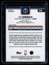 Load image into Gallery viewer, 2025-26 Topps Chrome #256 Tre Johnson III Blue X-Fractor
