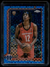 Load image into Gallery viewer, 2025-26 Topps Chrome #256 Tre Johnson III Blue X-Fractor
