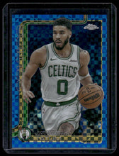 Load image into Gallery viewer, 2025-26 Topps Chrome #49 Jayson Tatum Blue X-Fractor
