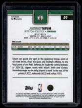 Load image into Gallery viewer, 2025-26 Topps Chrome #49 Jayson Tatum Blue X-Fractor
