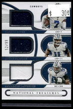 Load image into Gallery viewer, Trevon Diggs / DeMarcus Lawrence / Micah Parsons 2022 National Treasures #/99
