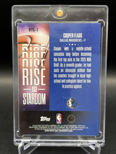 Load image into Gallery viewer, 2025-26 Topps #RTS-1 Cooper Flagg Rise to Stardom Rainbow Foilboard
