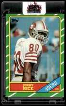 Load image into Gallery viewer, 1986 Topps #161 Jerry Rice
