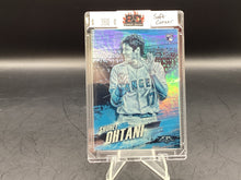 Load image into Gallery viewer, Shohei Ohtani 2018 Topps Fire Hot Starts Blue Chip Rookie #HS-1 See Top Right Corner
