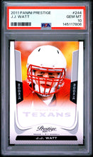 Load image into Gallery viewer, 2011 Panini Prestige #244 J.J. Watt PSA 10 #/699
