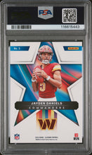 Load image into Gallery viewer, Jayden Daniels 2024 Panini Illusions Shining Stars #3 PSA 10
