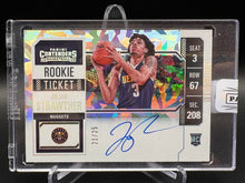 Load image into Gallery viewer, Julian Strawther 2023-24 Panini Contenders Update Cracked Ice Ticket #/25
