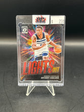 Load image into Gallery viewer, Anthony Edwards 2024/25 Panini Donruss Optic Lights Out Red Scope Prizm /99 #15
