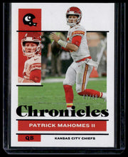 Load image into Gallery viewer, Patrick Mahomes II 2021 Panini Chronicles Purple #54 #/49
