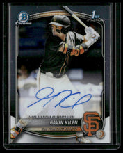 Load image into Gallery viewer, Gavin Kilen 2025 Bowman Draft #CPA-GK Auto
