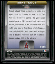Load image into Gallery viewer, Mike Trout 2011 Bowman #BBR6
