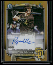 Load image into Gallery viewer, Ryan Wideman 2025 Bowman Draft #CPA-RW Auto #/50

