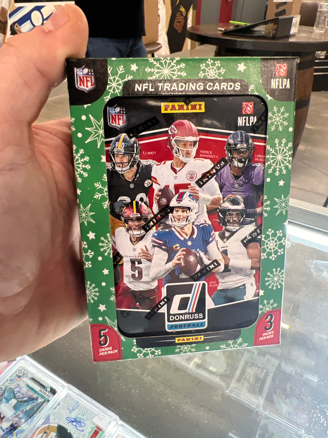 2025 Donruss Football Holiday Tin