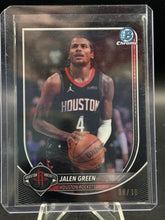 Load image into Gallery viewer, 2025-26 Bowman #BCV-199 Jalen Green Chrome Black Refractors #/10
