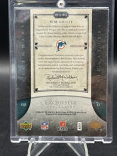 Load image into Gallery viewer, 2006 Upper Deck Exquisite Collection Bob Griese Legendary Signatures #/25
