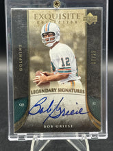 Load image into Gallery viewer, 2006 Upper Deck Exquisite Collection Bob Griese Legendary Signatures #/25
