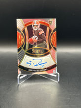 Load image into Gallery viewer, Shedeur Sanders 2025 Panini Select Auto #RSI-SSS Rookie Card
