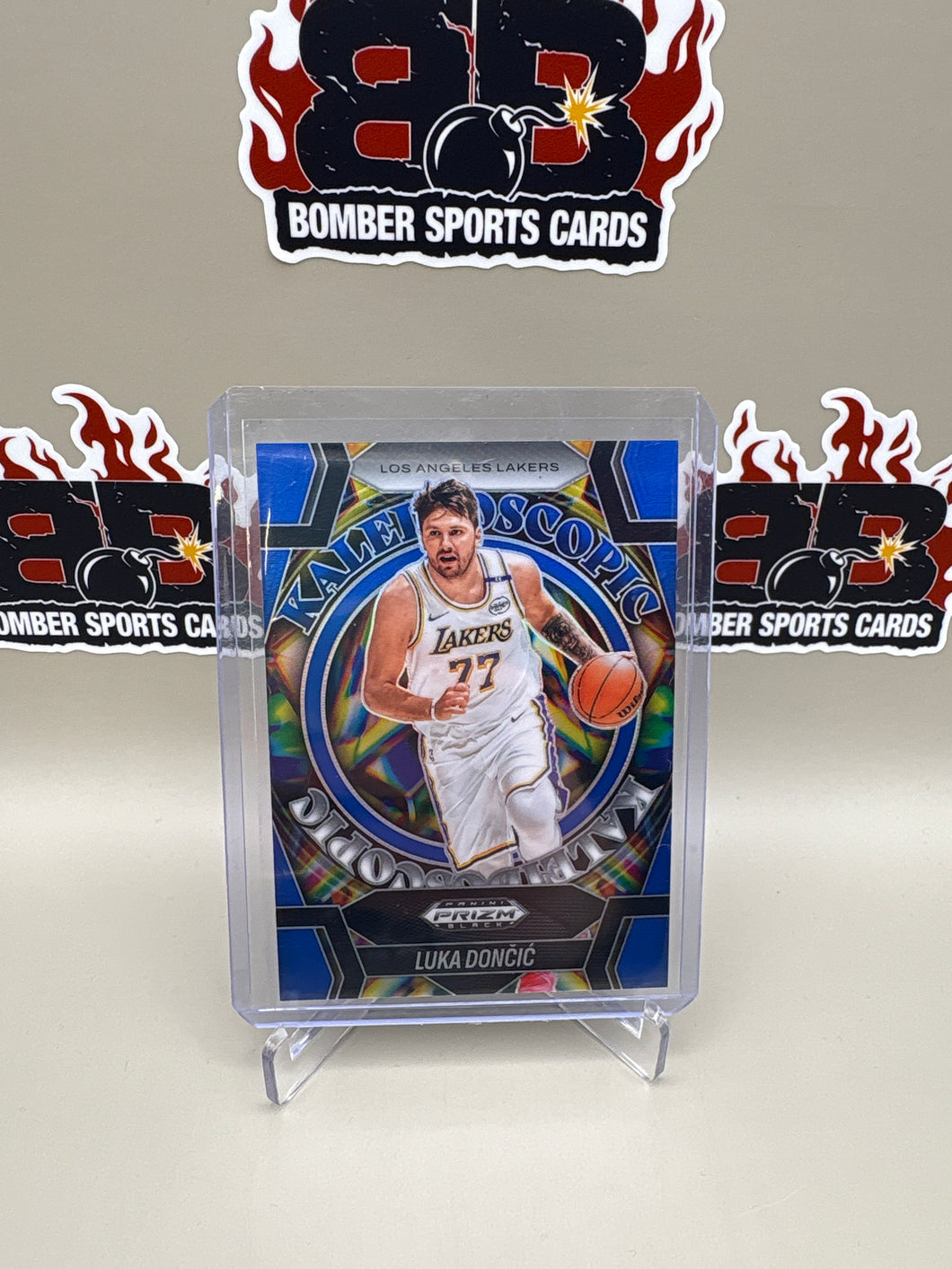 2024 Prizm Black Luka Doncic Blue Kaleidoscopic #152/199