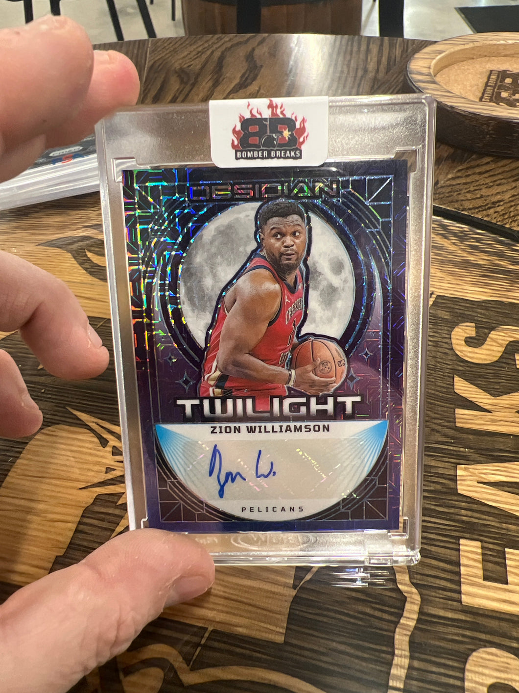 ZION WILLIAMSON AUTO Green Obsidian Twilight 2023-24 TS-WIL 5/5
