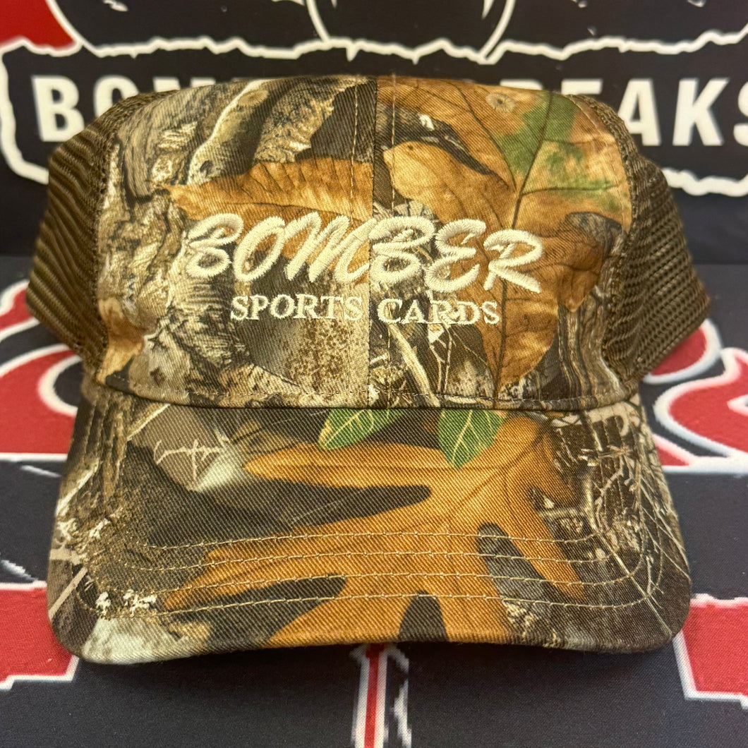 RealTree Edge Mesh Camo Bomber Sports Cards Hat