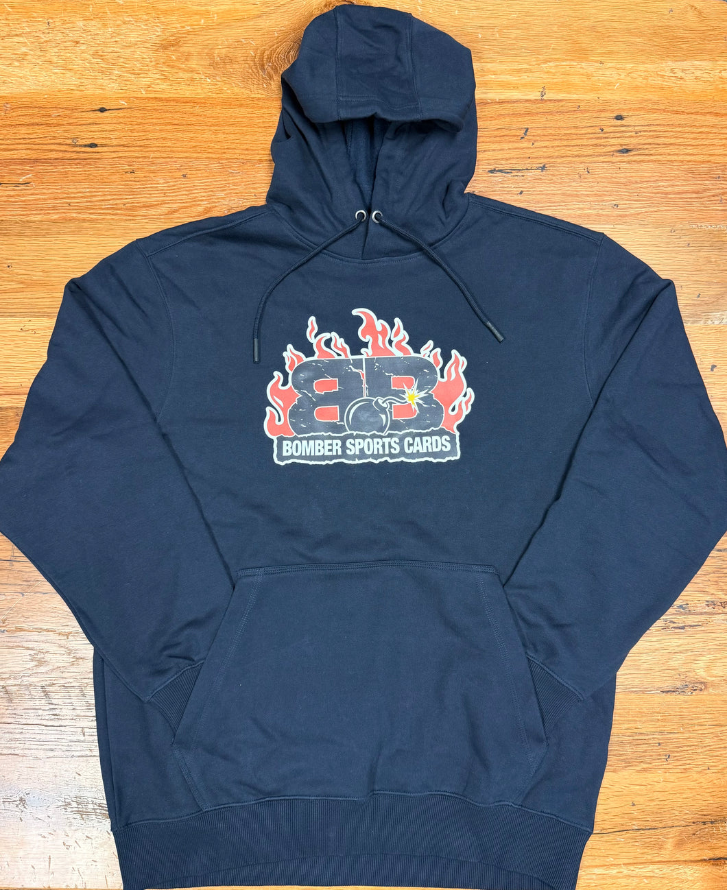 Navy Bomber Sports Hoodie