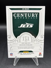 Load image into Gallery viewer, 2025 Panini National Treasures Justin Fields Century Materials Holo Gold #/10
