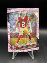 Load image into Gallery viewer, 2025 Panini Prizm #281 Deommodore Lenoir Choice Cherry Blossom #/15
