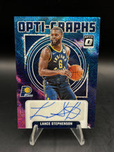 Load image into Gallery viewer, 2024-25 Donruss Optic #OG-LNC Lance Stephenson Opti-Graphs Choice Nebula #/1
