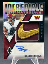 Load image into Gallery viewer, 2024 Panini Phoenix Brian Robinson Jr. Incredible Inked Materials Brand Logo #/2
