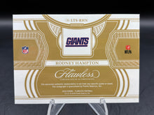 Load image into Gallery viewer, 2025 Panini Flawless Rodney Hampton Patch Autographs Emerald Nike #/2
