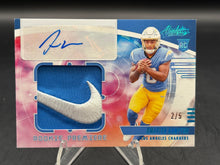 Load image into Gallery viewer, 2025 Absolute Omarion Hampton Rookie Material Autos Nike Jumbo Spectrum #/5
