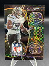 Load image into Gallery viewer, 2022 Panini Select Breece Hall Draft Selections Memorabilia Black Prizm #/1
