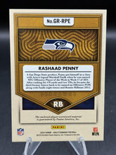 Load image into Gallery viewer, 2022 Panini Gold Standard #GR-RPE Rashaad Penny Gold Rush Premium #/1
